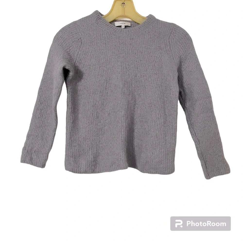 Vince Featherweight Ribbed Crew Sweater XXS